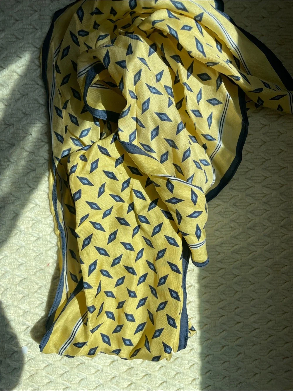 VTG AUDREY TALBOTT FOR AMR SILK SCARF
